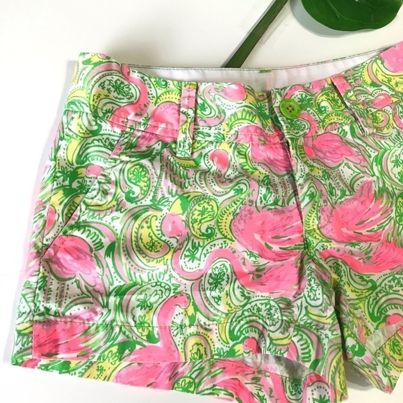 Lilly Pulitzer Callahan Shorts Pink Flamin… - Picture 2 of 7